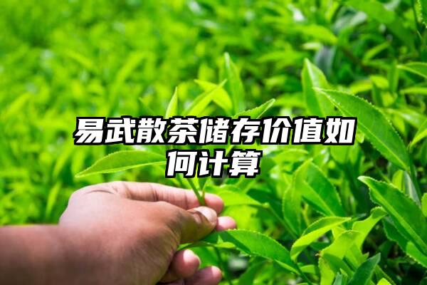 易武散茶储存价值如何计算