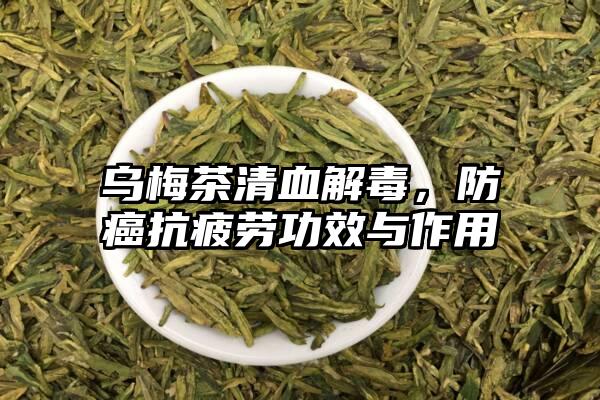 乌梅茶清血解毒，防癌抗疲劳功效与作用