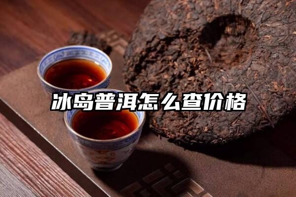 冰岛普洱怎么查价格