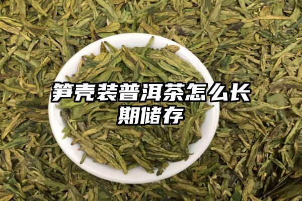 笋壳装普洱茶怎么长期储存