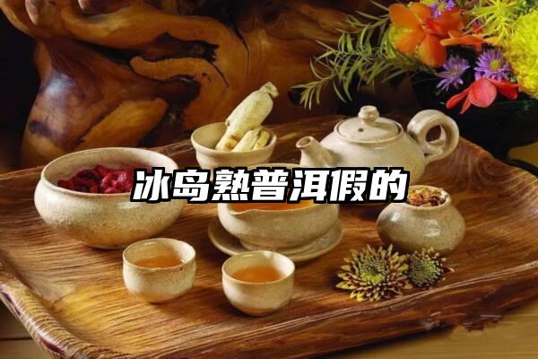 冰岛熟普洱假的