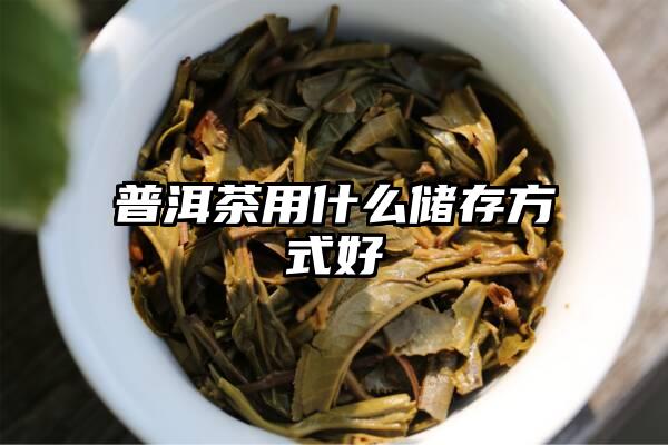 普洱茶用什么储存方式好