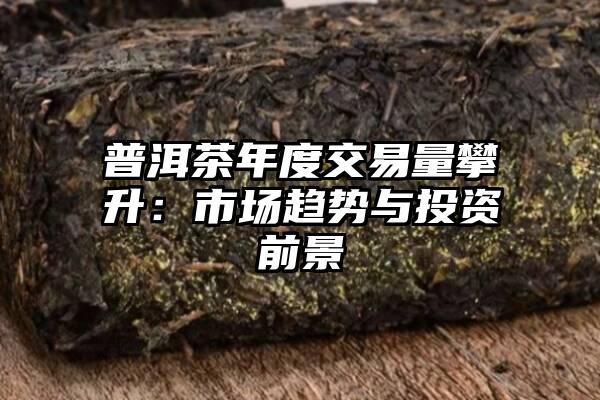 普洱茶年度交易量攀升：市场趋势与投资前景