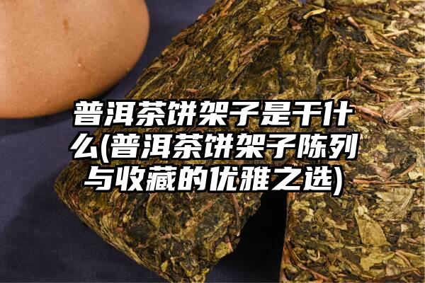 普洱茶饼架子是干什么(普洱茶饼架子陈列与收藏的优雅之选)