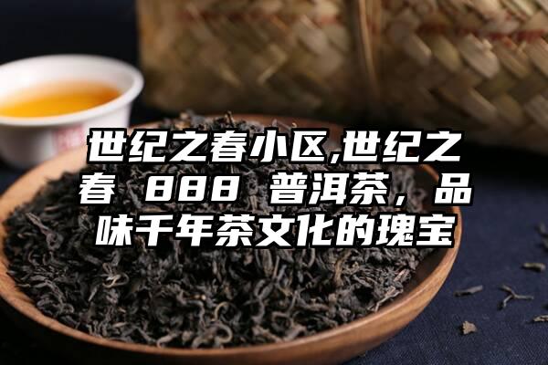 世纪之春小区,世纪之春 888 普洱茶，品味千年茶文化的瑰宝