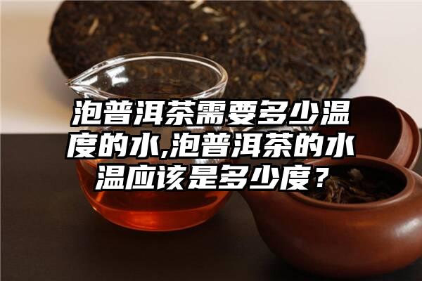 泡普洱茶需要多少温度的水,泡普洱茶的水温应该是多少度？