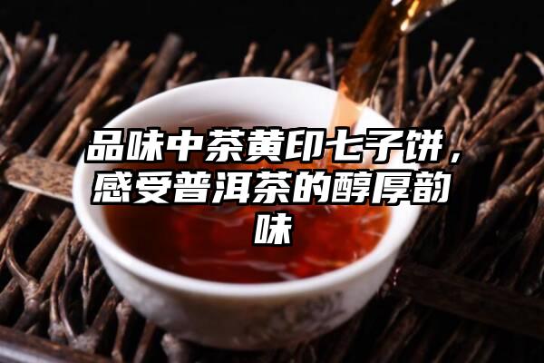 品味中茶黄印七子饼，感受普洱茶的醇厚韵味