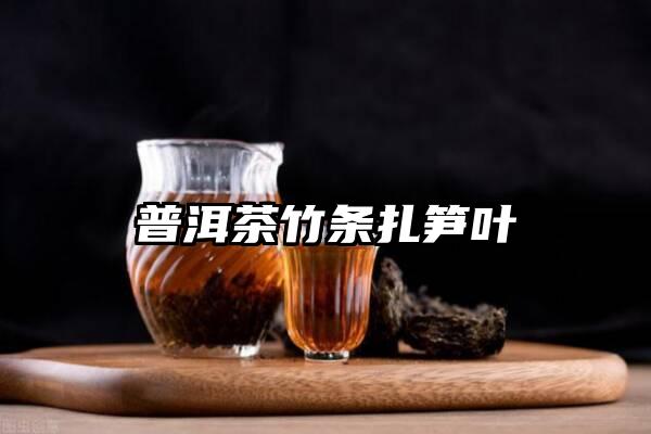 普洱茶竹条扎笋叶