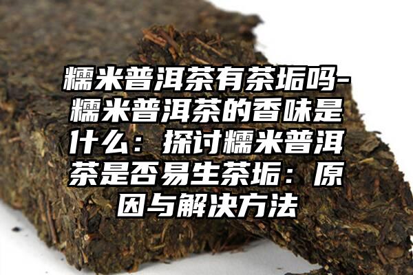 糯米普洱茶有茶垢吗-糯米普洱茶的香味是什么：探讨糯米普洱茶是否易生茶垢：原因与解决方法