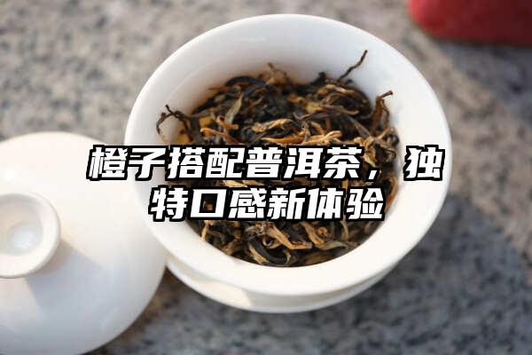 橙子搭配普洱茶，独特口感新体验